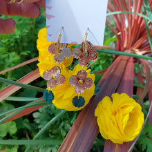 Load image into Gallery viewer, Tudor Triple Hoop Earrings