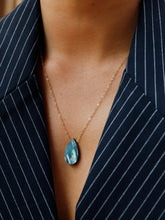 Load image into Gallery viewer, Raindrop Necklace in Sea Blue