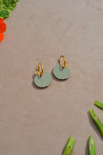 Load image into Gallery viewer, Green Pumpkin Hoops