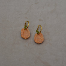 Load image into Gallery viewer, Orange Pumpkin Hoops
