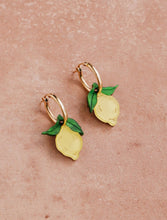 Load image into Gallery viewer, Lemon hoops