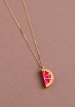 Load image into Gallery viewer, Grapefruit Slice necklace