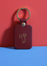 Load image into Gallery viewer, Leather boobs and willys keyfobs by Ark