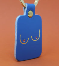Load image into Gallery viewer, Leather boobs and willys keyfobs by Ark