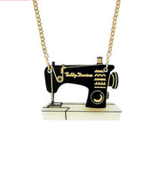 Load image into Gallery viewer, Mini Sewing Machine necklace by Tatty Devine