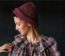 Load image into Gallery viewer, Coblyn Adult beanie in Damson by Mabli