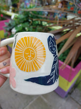 Load image into Gallery viewer, Goddess mug with sun Crock-Â-Shwt