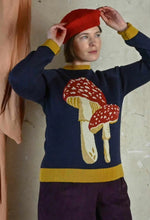 Load image into Gallery viewer, Fred Navy Mushroom jumper