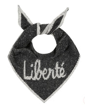Load image into Gallery viewer, Liberté lambswool triangle scarf in Anthracite