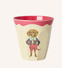 Load image into Gallery viewer, Medium red melamine cup by Nathalie Lété