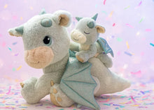 Load image into Gallery viewer, Binky Dragon Volt - Green - by Dinkum Dolls by Olliella