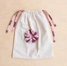 Load image into Gallery viewer, Cropped Cotton Pyjamas in Pink and Burgundy Stripe by TBCo