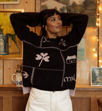 Load image into Gallery viewer, Saoirse Jumper in Peat & Dogrose by Black and Beech