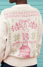 Load image into Gallery viewer, Cross Stitch Jumper in Ecru
