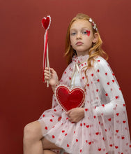 Load image into Gallery viewer, Heart print cape by Mimi and Lula