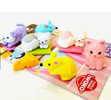 Load image into Gallery viewer, Iwako Cat and Mouse erasers