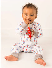 Load image into Gallery viewer, Paddington Loves to Travel Zip Up Romper by Blade & Rose