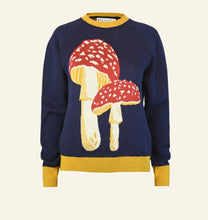 Load image into Gallery viewer, Fred Navy Mushroom jumper