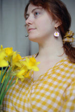 Load image into Gallery viewer, Primula hoop earrings