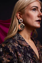 Load image into Gallery viewer, Celestial Statement Sun Moon Stud Earrings