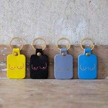 Load image into Gallery viewer, Leather boobs and willys keyfobs by Ark