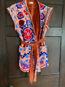 Handmade Reversible Suzani Waistcoat