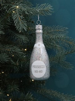 Bottle of Prosecco glass decoration