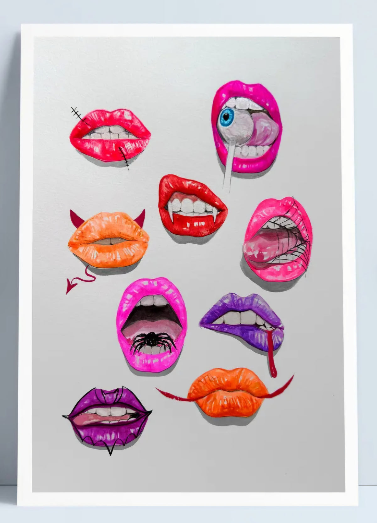 "Lovebites" A4 Print by Niki Pilkington
