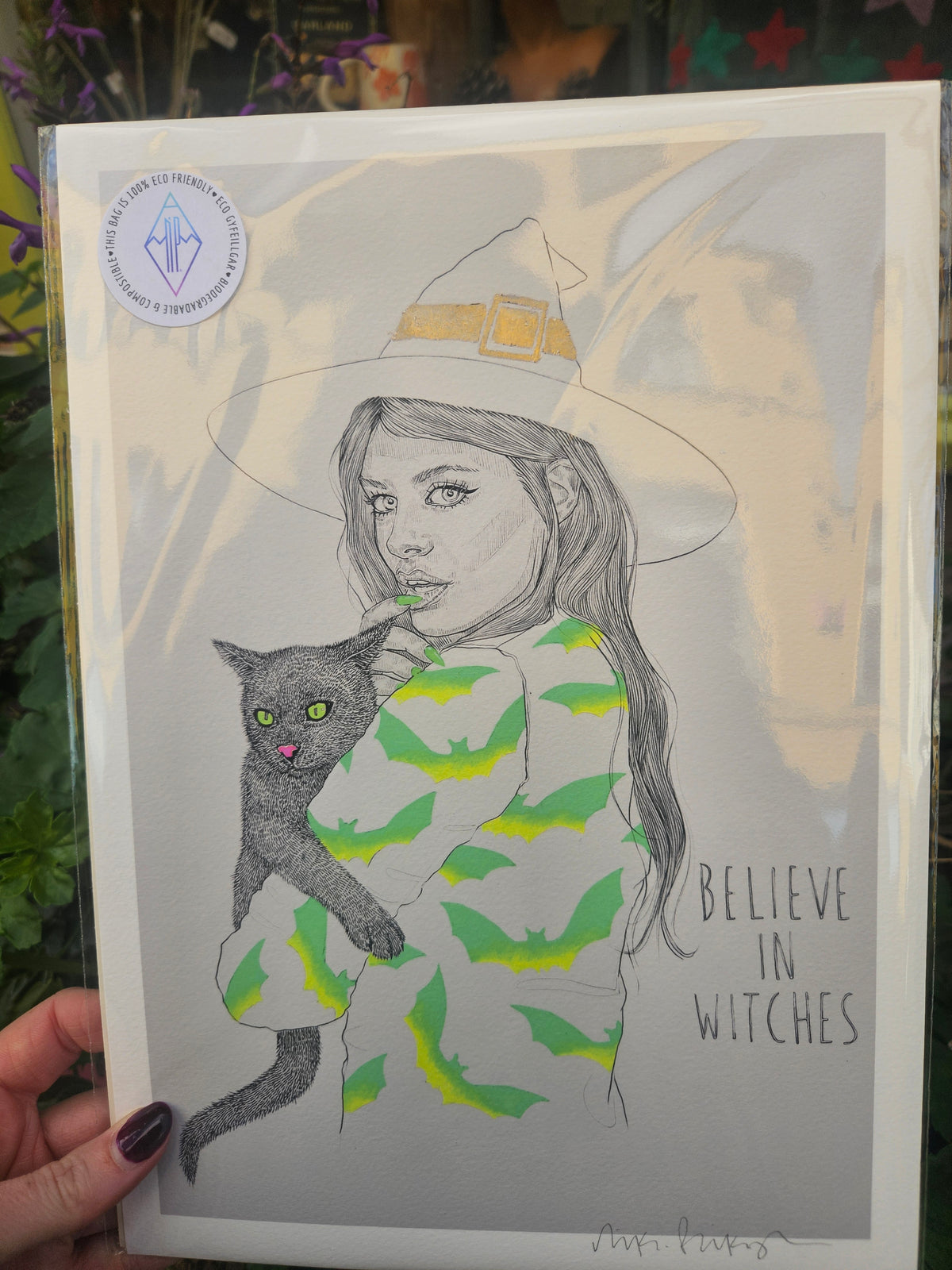 "Believe in Witches" A4 Print by Niki Pilkington