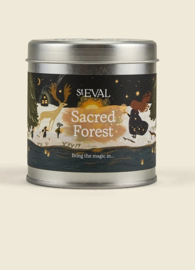 Sacred Forest Winter candle in tin