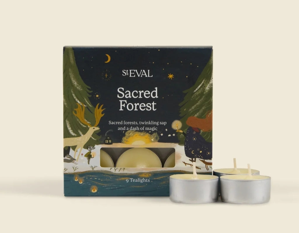 Sacred Forest box of 9 scented tealights