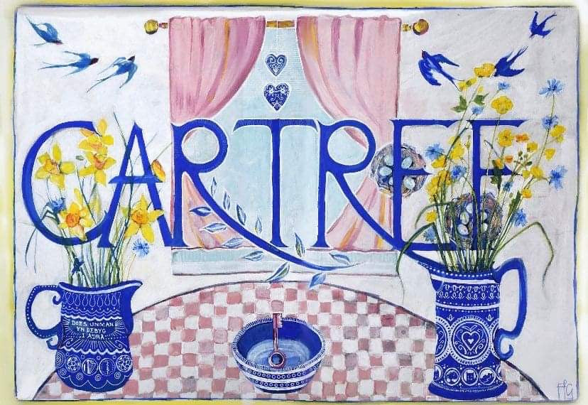 Cartref A3 print by Ffion Gwyn