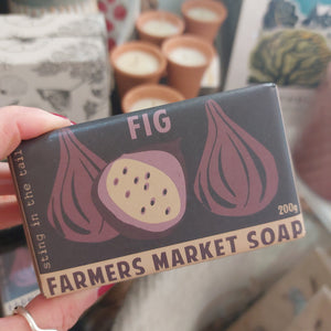 Farmer's Market wrapped soap