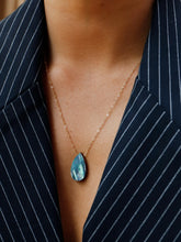 Load image into Gallery viewer, Raindrop Necklace in Sea Blue
