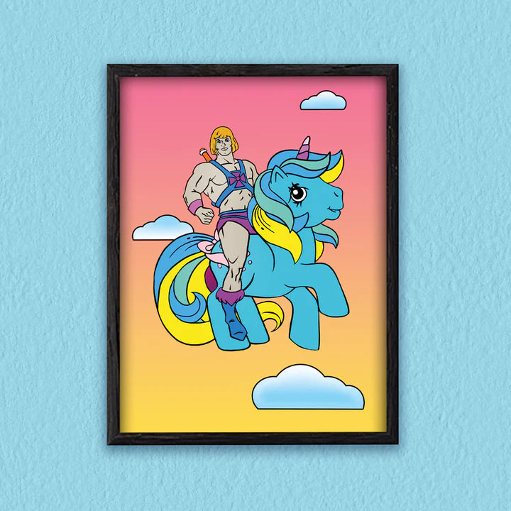 My Little He-Man Print