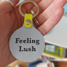 Load image into Gallery viewer, Smiley feeling lush keyfob
