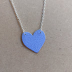 Large Heart Pendant Necklace by Lora Wyn