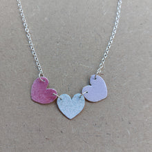 Load image into Gallery viewer, Triple heart necklace
