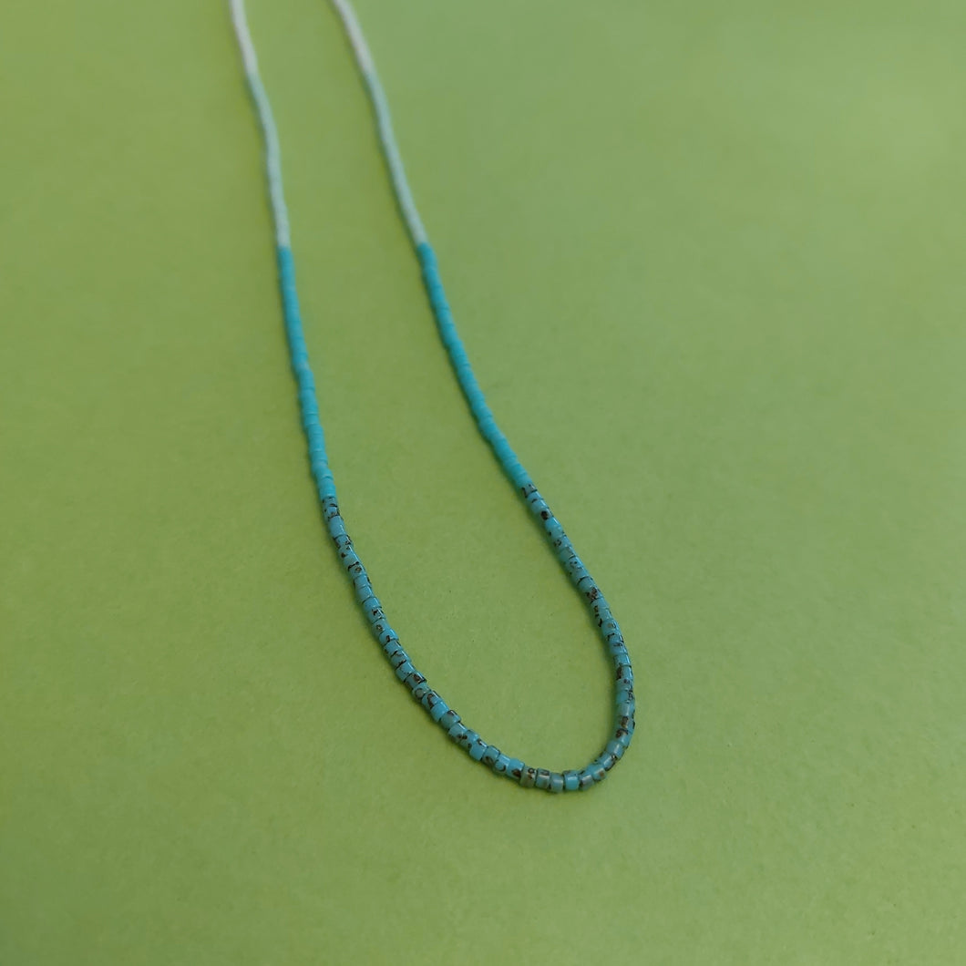 Delicate Miyuki Bead Necklace by Lora Wyn