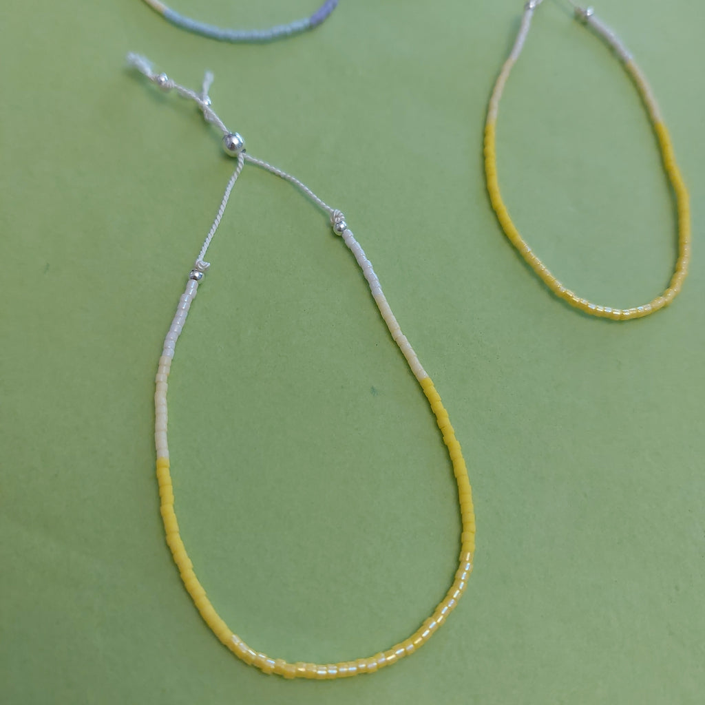 Delicate Miyuki Bead Bracelet by Lora Wyn
