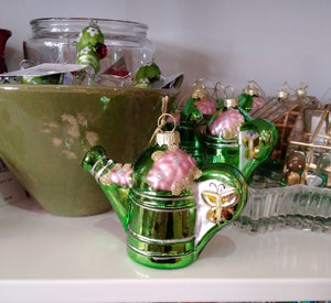 Watering Can Glass Decoration