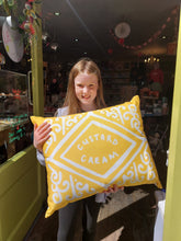 Load image into Gallery viewer, Supersize Custard Cream Cushion
