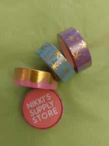 Sparkly Washi Tape by Nikki McWilliams