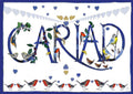 Cariad A3 print by Ffion Gwyn