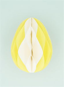 Large Honeycomb Paper Egg Decorations