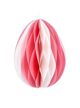 Load image into Gallery viewer, Large Honeycomb Paper Egg Decorations
