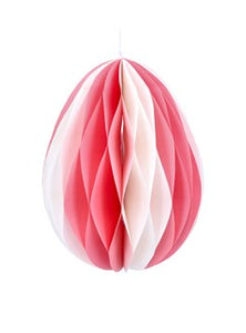 Large Honeycomb Paper Egg Decorations