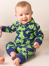 Load image into Gallery viewer, Maple The Dino Zip-Up Romper
