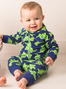 Maple The Dino Zip-Up Romper