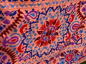 Handmade Reversible Suzani Blanket
